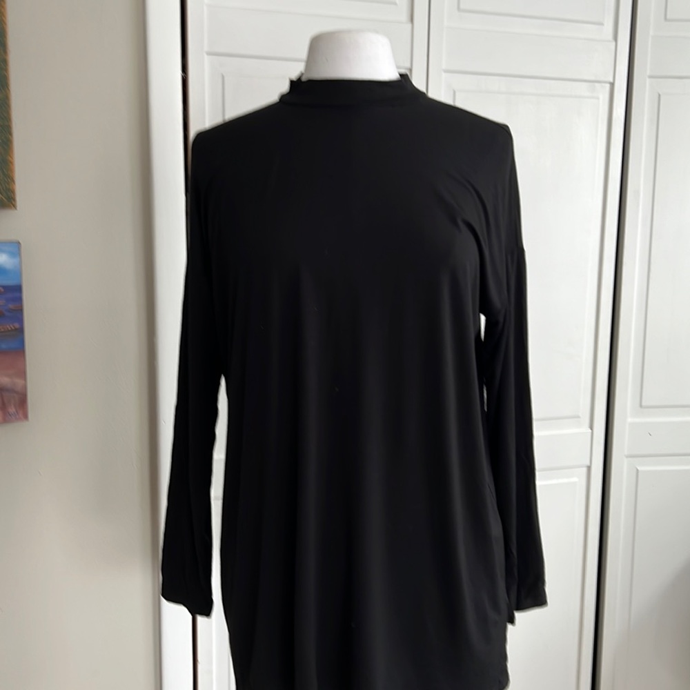Eileen Fisher black tunic.
